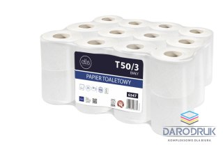 Ellis Papier toaletowy Professional 3 warstwowy kolor: biały 24 szt Ellis (6347)