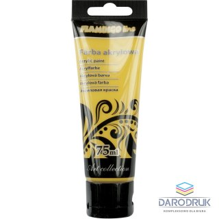 Flamingo Line Farba akrylowa kolor: ochrowy 75ml Flamingo Line (080)
