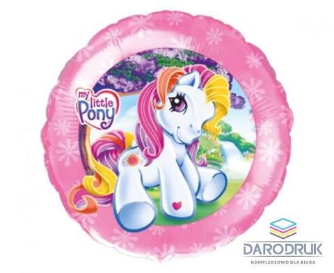 Godan Balon foliowy My Little Pony (okrągły) 18cal Godan (C401524)