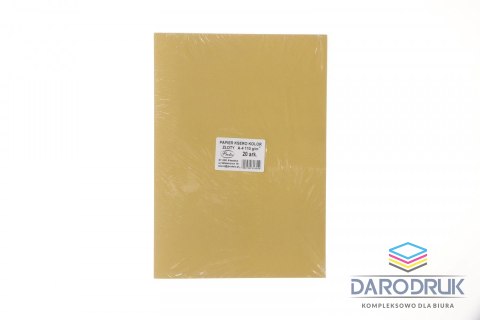 Protos Papier kolorowy A4 złoty 20k. 110g Protos