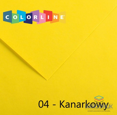 Canson Brystol Colorline 04 kanarkowy 150g 10k [mm:] 500x650 Canson (200041380)