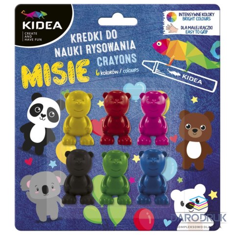 Derform Kredki świecowe Kidea KMNR6KKA Derform