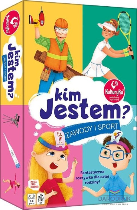 Kukuryku Gra edukacyjna Kim jestem Zawody i sport Kukuryku