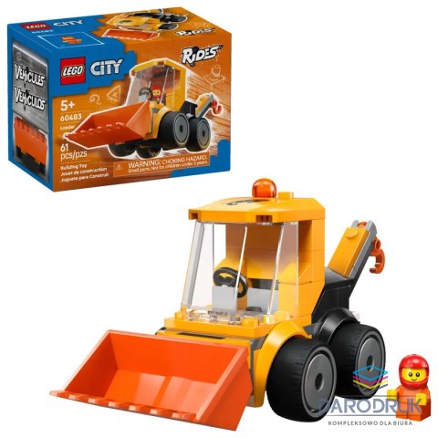Lego Klocki konstrukcyjne City Pojazdy — Ładowarka kołowa Lego (60483)