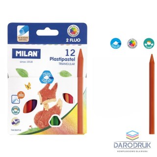Milan Kredki świecowe 12 kol. Milan (022T12)