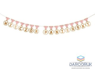 Partydeco Baner Pierścionki Wieczór panieński, mix, 2.5 m Partydeco (GRL101)