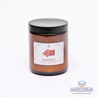 Pavoncella Świeczka ozdobna Smell me Belgian Chocolate 250ml Pavoncella (5906492907313)