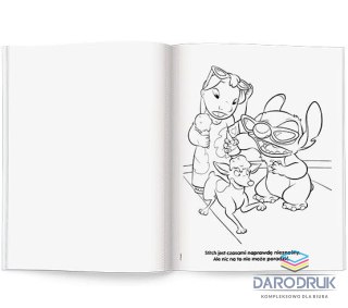 Ameet Książka dla dzieci Stitch. Malowanka z Farbami Ameet (KFF 9101)