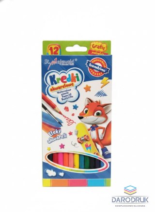 Bambino Kredki akwarelowe 12 kol. Bambino