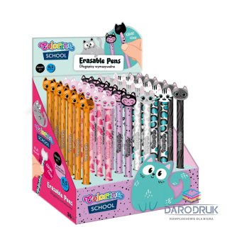 Colorino Kids Długopis wymazywalny Cats wymazywalny wkład niebieski Colorino Kids (10036PTR)