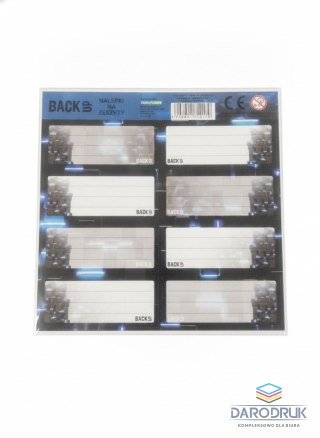Derform Naklejka na zeszyt Backup 8 Derform (NNZB8A58)