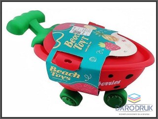 Hipo Taczka truskawka z foremkami Hipo (H14372)