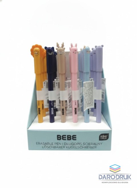 Interdruk Długopis wymazywalny BEBE Friends wkład niebieski 0,5mm Interdruk (ścieralny)