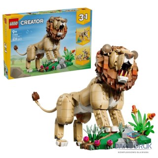 Lego Klocki konstrukcyjne Creator 3w1 Dzikie zwierzęta: Dumny lew Lego (31386)