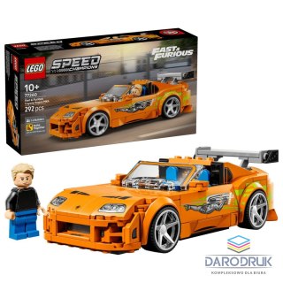 Lego Klocki konstrukcyjne Speed Champions Szybcy i wściekli Toyota Supra MK4 Lego (77260)