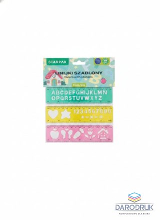 Starpak Linijka plastikowa 15cm Starpak (578289)