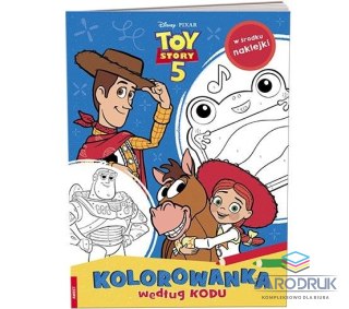 Ameet Książka dla dzieci Toy Story 5. Kolorowanka Według Kodu Ameet (KKO 9110)