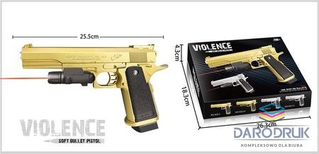 Cabo Toys Pistolet NA KULKI PLASTIKOWE 6MM Cabo Toys (K1527)