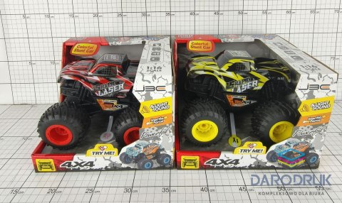 Dromader Samochód Jeep duże koła, światło i dźwięk Dromader (130-1365760)