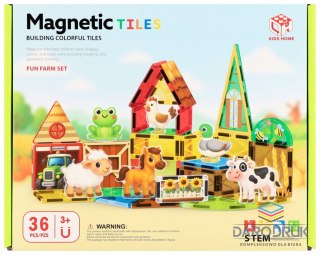 Mega Creative Klocki magnetyczne farma 36el Mega Creative (589647)