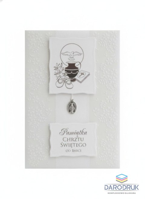 Merigraf Książeczka pamiątkowa z chrztu Chrzest Babcia Merigraf (5902221808845)