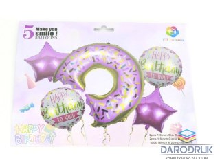 One Dollar Balon foliowy zestaw party donut One Dollar (358386)