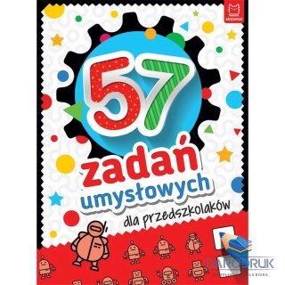 Aksjomat Książka dla dzieci 57 zadań umysłowych dla przedszkolaków Aksjomat
