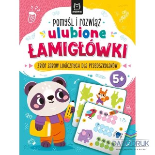 Aksjomat Książka dla dzieci Pomyśl i rozwiąż ulubione łamigłówk Aksjomat