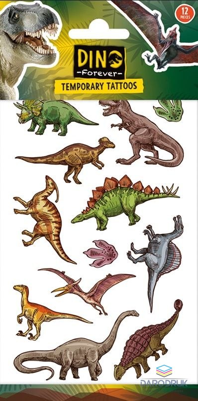 Antella Tatuaż zestaw tatuaży dinozaury Antella (8718819314769)