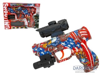 Cabo Toys Pistolet PISTOLET NA KULKI WODNE ORAZ PLASTIKOWE 6MM, 4 KOLORY Cabo Toys (K1663)