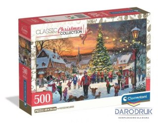 Clementoni Puzzle 500 elementów Christmas Magic Moments Boże Narodzenie 500 el. Clementoni (35629)