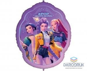 Godan Balon foliowy K-POP DEMON HUNTERS 100x73 cm Godan (98811)