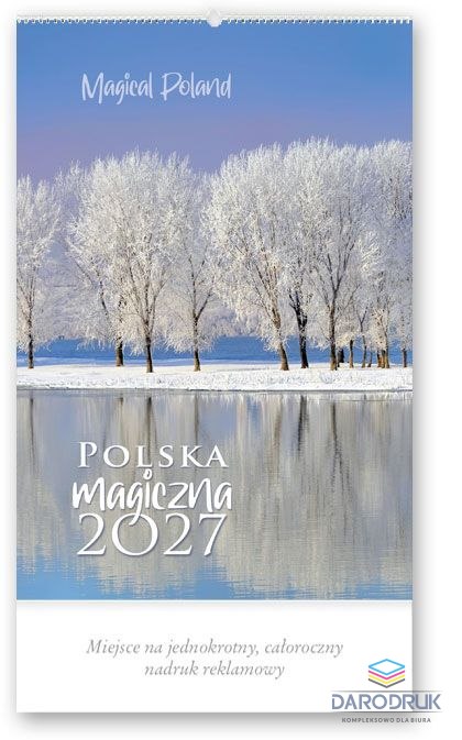 Lucrum Kalendarz ścienny MAGICZNA POLSKA 13-planszowe 320mm x 470mm Lucrum (RW02)