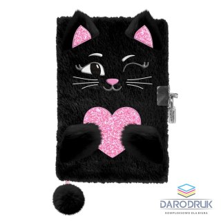 Paso Pamiętnik A5 pluszowy kot Paso (PP26BC-3676)