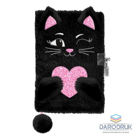 Paso Pamiętnik A5 pluszowy kot Paso (PP26BC-3676)
