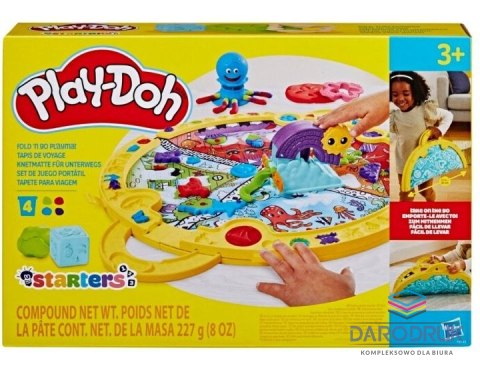 Playdoh Ciastolina 4 kol. Play-Doh Zestaw Starters Mata do Zabawy 227g Playdoh (f9143)