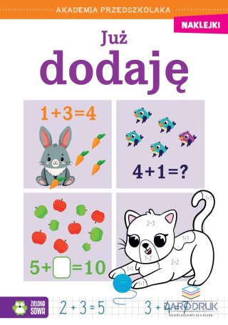 Zielona Sowa Książka dla dzieci Akademia przedszkolaka. Już dodaję Zielona Sowa