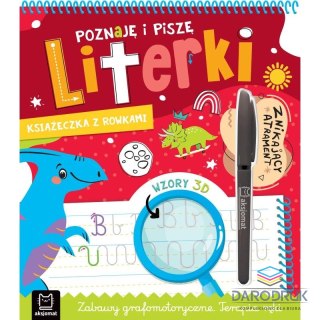 Aksjomat Książka dla dzieci Poznaję i piszę literki. Terapia ręki. Aksjomat