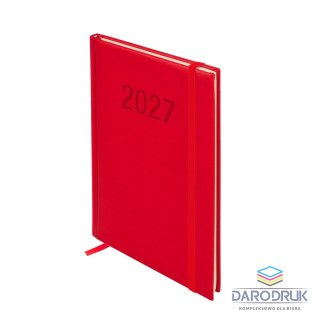 Antra Kalendarz książkowy (terminarz) 2027 COLORFIX tygodniowy A5 Antra (czerwony)