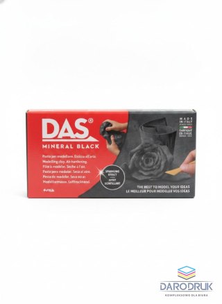 Das Glinka modelarska czarna 800g Das (383000)