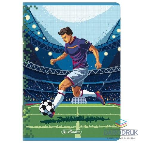 Herlitz Zeszyt A5 Premium Pixel Fun 16k. 70g kratka Herlitz (400207497)