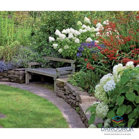 Lucrum Kalendarz ścienny OGRODY RAJSKIE 13-planszowe 320mm x 470mm Lucrum (RW12)
