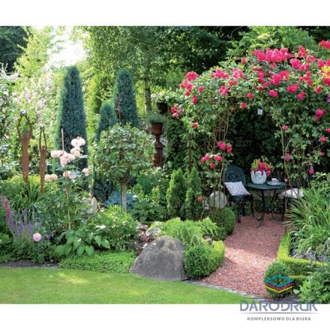 Lucrum Kalendarz ścienny OGRODY RAJSKIE 13-planszowe 320mm x 470mm Lucrum (RW12)