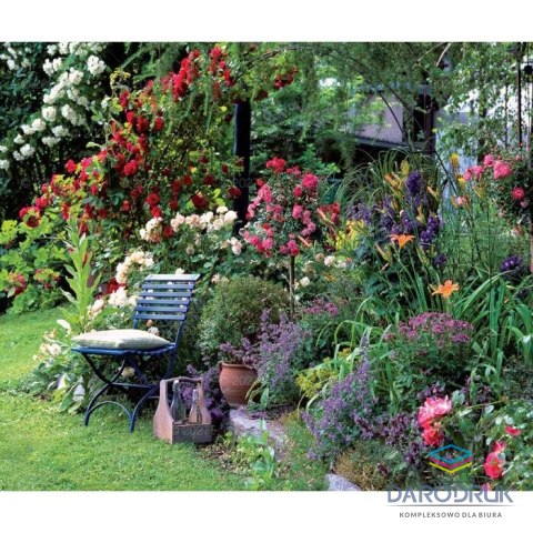 Lucrum Kalendarz ścienny OGRODY RAJSKIE 13-planszowe 320mm x 470mm Lucrum (RW12)