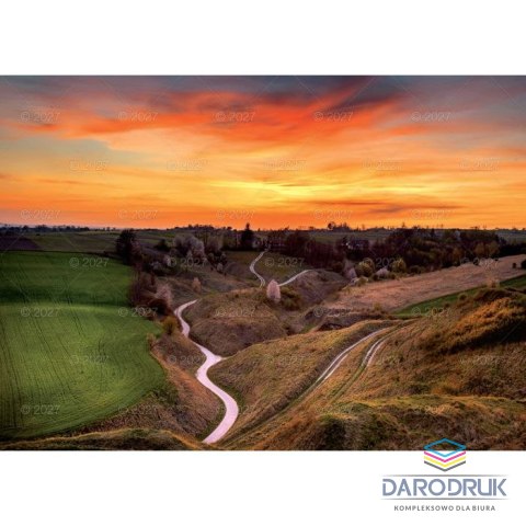 Lucrum Kalendarz ścienny RODZINNY Pejzaże Polski 13-KARTKOWY 280mm x 200mm Lucrum (WL3)