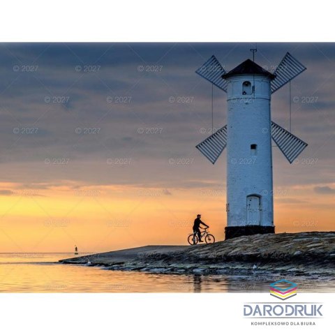 Lucrum Kalendarz ścienny WEDRÓWKI PO POLSCE 13-planszowe A3+ 320mm x 470mm Lucrum (RW04)