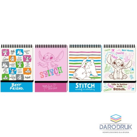 Rexus Notes (notatnik) A6 Stitch 96k. krata Rexus (153675)