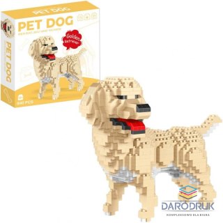 Trifox Klocki konstrukcyjne mini pies golden retriever Trifox (a-1488)