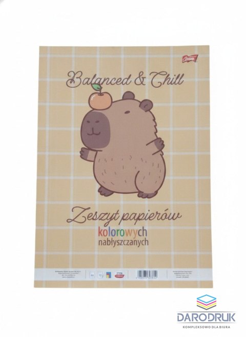Unipap Zeszyt A4 papierów kolorowych 10k. Unipap