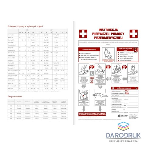 Wokół Nas Kalendarz nauczyciela książkowy (terminarz) akademicki Pcv bezbarwny czarny kot A5 143mm x 204mm Wokół Nas (A5TA072B)